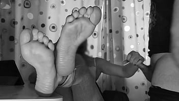 My Wrinkled Soles Are In Front Of Your Face While I&#039_m Giving Another Guy A Blowjob