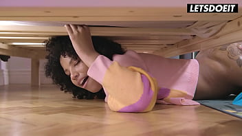 Curly Haired Slut Romy Indy Gets Stuck Under The Bed Then Banged Deep – HORNY HOSTEL