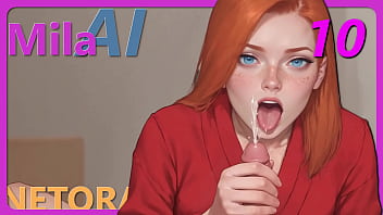MILA AI #10 &bull_ Cumming On Her Pretty Face