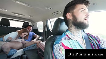 Sexy Hitchhiker Spitroasted By Bi Hunk Couple – Biphoria Sexy Hitchhiker Spitroasted By Bi Hunk Couple – Biphoria