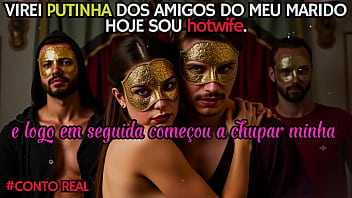 VIREI PUTINHA DOS AMIGOS DO MEU MARIDO – Contos Reais – Imagens E Voz Gerados Sinteticamente.