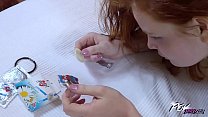 Redhead Amateur's Cunt Soaked With Pussy Crempie Redhead Amateur's Cunt Soaked With Pussy Crempie
