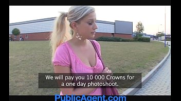 PublicAgent Natally Shows Me More Than Just Her Big Boobs Outdoors.