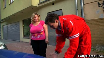 Fatty Seduces Him Into Sex Fatty Seduces Him Into Sex