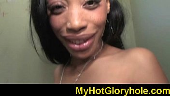 Gloryhole Initiations Black Chick Sucking White Dick 2