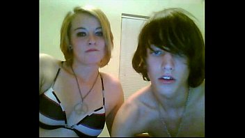Hot Girl Gives Her Cute Emo Teen Boyfriend A Blowjob