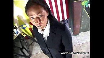 Busty Asian MILF Ass Fucked