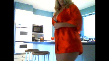 Horny Milf Plays In The Kitchen! Horny Milf Plays In The Kitchen!