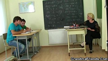 Two Dudes Bang Old Teacher Two Dudes Bang Old Teacher