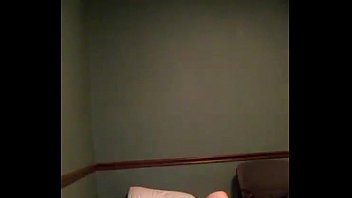 Young Girl Recording Masturbates On Bed While Talking On The Phone