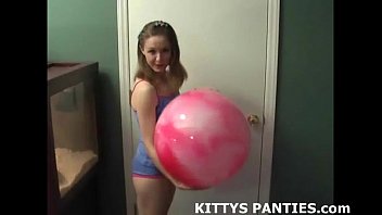 18 Year Old Teen Kitty Loves Playing With Playdough