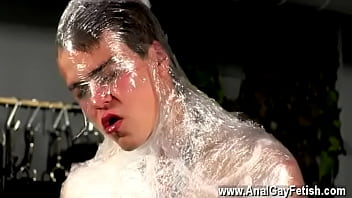 Gay Fuck Cristian Is Almost Swinging, Wrapped Up In Cable And Gay Fuck Cristian Is Almost Swinging, Wrapped Up In Cable And