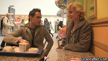 Blonde Granny Jumps On His Cock Blonde Granny Jumps On His Cock