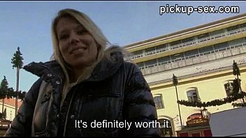 Eurobabe Adrienne Fucked With Stranger For Some Money