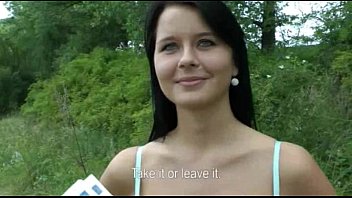 Mia Fucked And Jizzed On Her Huge Juggs In Public Place