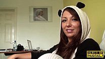 British Bdsm Sub Pussypounded After Fingering