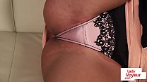 Busty British Voyeur Teasing Her Tugging Sub Busty British Voyeur Teasing Her Tugging Sub