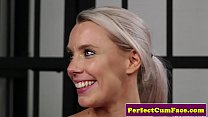 Busty British Police Babe Sucking Prisoner Busty British Police Babe Sucking Prisoner