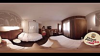 VR Porn Brunette Fucked In A Hotel Room