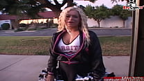 Blonde Teen Pick Up At The Street For A Fuck In A Car