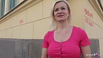 GERMAN SCOUT BIG TITS BRACES COLLEGE GIRL LILLY PICKUP AND RAW FUCK