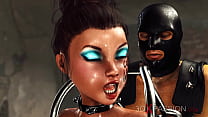 Masked Man Fucks Hard Two Cuffed College Girls In The Basement