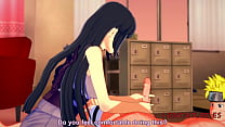 Naruto Hentai Naruto X Hinata. Handjob, Boobjob & Fuck With Cum Inside Animation 3D Porn