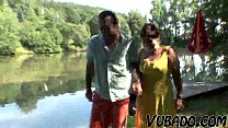 MATURE COUPLE HAVING OUTDOOR FUN !! MATURE COUPLE HAVING OUTDOOR FUN !!