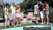 Pool Party Orgy 2 Guys 5 Chicks SecretFriends Pool Party Orgy 2 Guys 5 Chicks SecretFriends