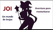 JOI Juego De Rol. &iexcl;Con Voz Espa&ntilde;ola! Una Sexy Brujita Quiere Tu Semen.