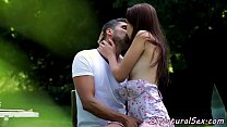 Romantic Babe Enjoys Outdoor Sex Romantic Babe Enjoys Outdoor Sex