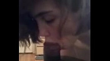 White Girl Gives A Lovely Blowjob To A Black Cock, She Dreams Amateur