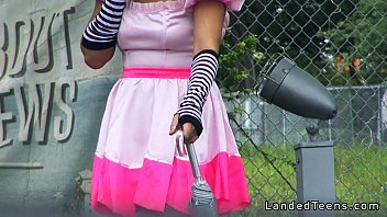 Costumed Teen Hitchhiker Banged Huge Cock Outdoor Costumed Teen Hitchhiker Banged Huge Cock Outdoor