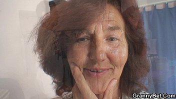 Sewing Old Women Swallows Customer&#039_s Cock