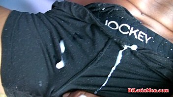 Latino Jerking Off His Big Uncut Dick