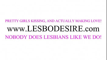 Lesbian Lovers Seducing Each Other With A Hot Kiss Lesbian Lovers Seducing Each Other With A Hot Kiss