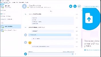 Una Muestra A Un Chico Del Twitter Por Skype Una Muestra A Un Chico Del Twitter Por Skype
