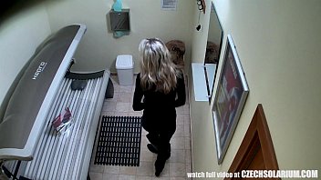 Blonde Girl Caught Is Solarium Blonde Girl Caught Is Solarium