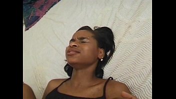 Teen Ebony Takes A Big One Between The Legs Teen Ebony Takes A Big One Between The Legs
