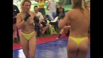 Topless Women Fight Topless Women Fight