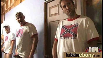 Black Pornstar Debut Bukkake 18