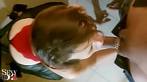 1764 French Amateur Slut, Blowjob, Deepthroat, Rimming, Rim Job, Ass Fingering, Red Satin Bodysuit, Green Leather Pants, Heels