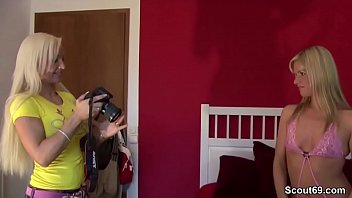 German Female Agent In Real Lesbian Casting With Skinny Teen German Female Agent In Real Lesbian Casting With Skinny Teen