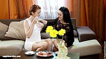 Coffeetime Tryst By Sapphic Erotica Lesbian Sex With Agnessa Lilianna