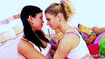 Teen Best Friends First Time Intense Lesbian Sex To Orgasm