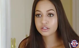 Brunette Cheerleaders With Perfect Round Ass Has Amazing Hardcore Fuck In The Bathroom