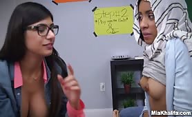 Passionate Handle Of Busty Arab Babes On A Big Cock